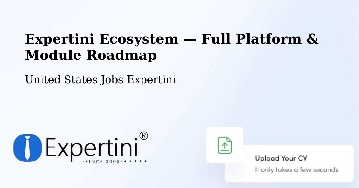 Expertini Ecosystem — Full Platform & Module Roadmap – Orange Beach